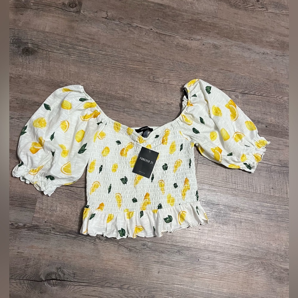 Forever 21 Ruched off the shoulder top